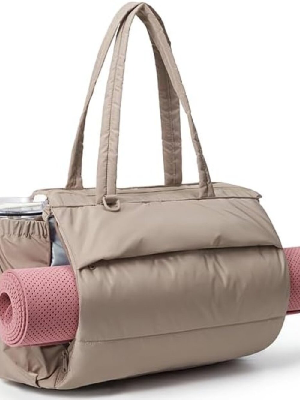 Yoga Pilates Tote Bag for Women with Knotted Handle, Gym Bag